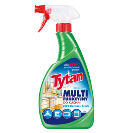 Płyn do mycia kuchni Tytan dezynfekujący ekspert w kuchni spray 500g
